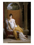 Madame Recamier Reproduction procédé giclée par Francois Gerard
