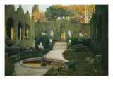 Gardens of Aranjuez Lámina giclée por Santiago Rusinol Gardens of Aranjuez Lámina giclée por Santiago Rusinol