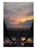 Seraph City Giclee Print by Martin Bland