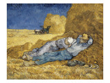 Noon, or the Siesta, after Millet Giclée-Druck von Vincent van Gogh