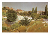 Landscape with the Convent of Santo Espiritu of Segovia Giclee Print by Aureliano De Beruete