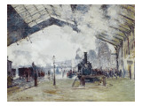 Gare De Saint Lazare: the Train from Normandy Giclée-Druck von Claude Monet