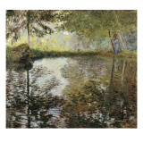 Pond at Montgeron Giclee Print by Claude Monet