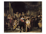 The Night Watch Reproduction procédé giclée par Rembrandt van Rijn 