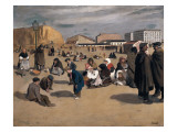 Scene in Madrid Giclee Print by Francisco Sancha Y Lengo