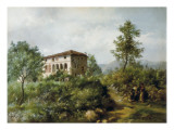 Font Moixina Giclee Print by Jaume Pons y Marti