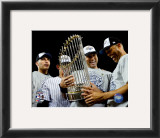 Andy Pettitte, Jorge Posada, Derek Jeter, & Mariano Rivera Game Six of the 2009 MLB World Series Framed Photographic Print