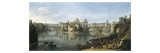 The Tiberian Island in Rome Giclée-Druck von Vanvitelli (Gaspar van Wittel) 
