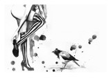 White Stripes, The reproduction procédé giclée par Lora Zombie