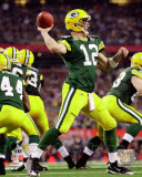 Aaron Rodgers Action from Super Bowl XLV Photo
