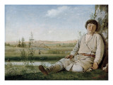 Sleeping Herd-Boy Giclée-Druck von Aleksei Gavrilovich Venetsianov