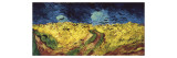 Wheat Field with Crows Giclee Print by Vincent van Gogh