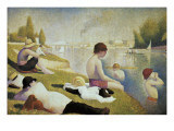 Bathers at Asnières Giclee Print by Georges Seurat