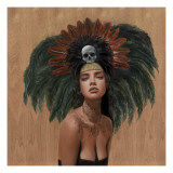 Feathers and Skulls reproduction procédé giclée par Charmaine Olivia