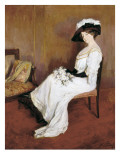 Portrait of Miss Marta Vidal Giclee Print by Luïsa Vidal y Puig