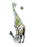 African Moon Giclee Print by HR-FM 