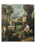 Sturm, Der|Tempest, The Giclée-Druck von Giorgione 