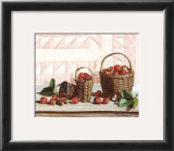 Strawberry Time Poster by Pauline Eblé Campanelli