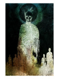 The Dead Walk Giclee Print by Alex Cherry