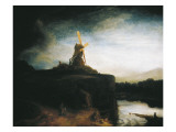 The Mill Reproduction procédé giclée par Rembrandt van Rijn 
