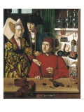 Saint Eligius Goldsmith in His Workshop Giclee Print by Petrus Christus