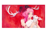 Gentle Fawns Giclee Print by Camilla D'Errico