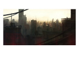 City at Dawn Giclee-trykk av Stephane Belin