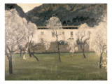 Lanscape with Flowered Almond Trees Lámina giclée por Santiago Rusinol Lanscape with Flowered Almond Trees Lámina giclée por Santiago Rusinol