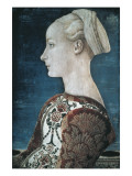 Portrait of a Young Woman Giclée-tryk af Antonio Pollaiolo