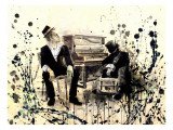 Tom Waits reproduction procédé giclée par Lora Zombie