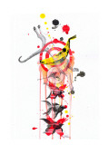 Moby Giclee Print by Lora Zombie