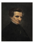 Hector Berlioz Giclee Print by Gustave Courbet