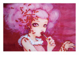 Cotton Candy Curly Cue Giclee Print by Camilla D'Errico