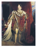 George IV, King of England Reproduction procédé giclée par George Peter Alexander Healy