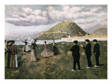 Basque Celebration at the Bay of San Sebastián Giclee Print by Diario Or Dario De Regoyos Y Valdes