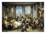 The Romans of the Decadence Giclee Print by Thomas Couture