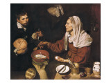 Old Woman Cooking Eggs Giclée-Druck von Diego Velázquez
