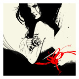 The Gift Giclee Print by Manuel Rebollo