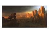 Indian Girl Giclee-trykk av Stephane Belin