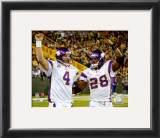 Brett Favre & Adrian Peterson Framed Photographic Print