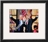 Democratic Presidential candidate Barack Obama & Vice Presidential candidate Joe Biden, Democratic Framed Photographic Print