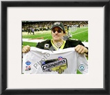 Drew Brees 2009 NFC Championship Game Framed Photographic Print
