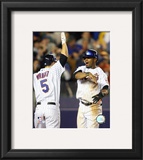 Jose Reyes and David Wright Framed Photographic Print