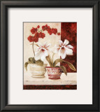Red Orchids Prints by Yuna 