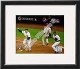 M.Teixeira & M.Rivera Game Six of the 2009 MLB World Series Framed Photographic Print