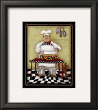 Stirring Chef Art by Dena Marie