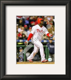 Ryan Howard Game 3 of the 2008 MLB World Series Framed Photographic Print