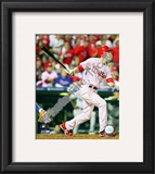 Chase Utley 2008 NLCS Game 1 Home Run Framed Photographic Print