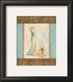 Aqua Fashion I Prints by Sophie Devereux