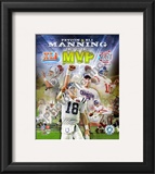 Peyton Manning & Eli Manning Framed Photographic Print